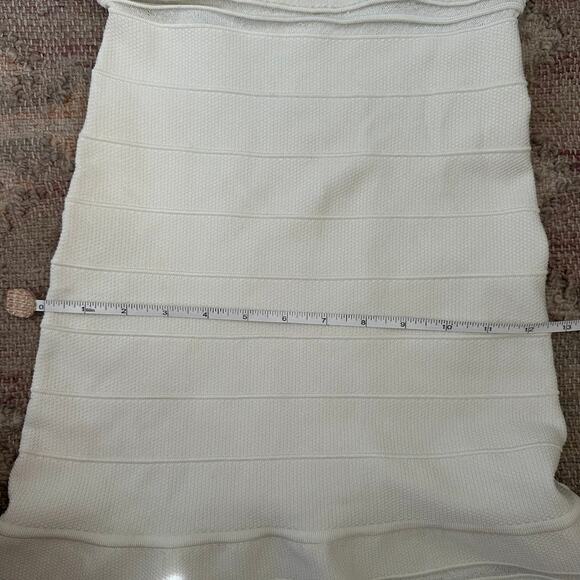 Ronny Kobo Womens White Metalic Striped Fit & Flare Hase Mini Dress Size XS - Picture 14 of 16